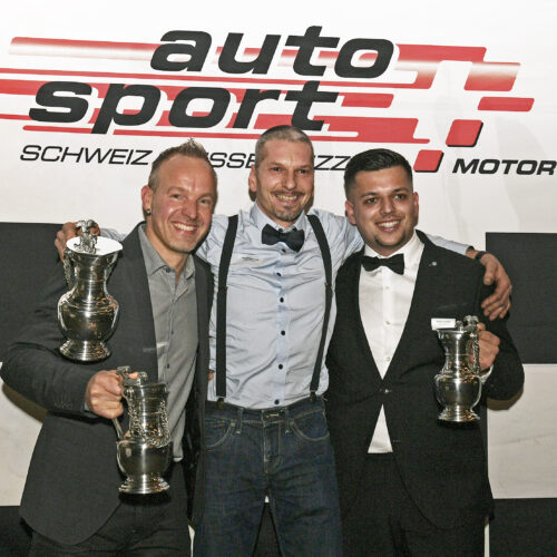 Steiner, Berguerand et Faustini © Kaufmann Motorsport Suisse | Auto Sport Suisse