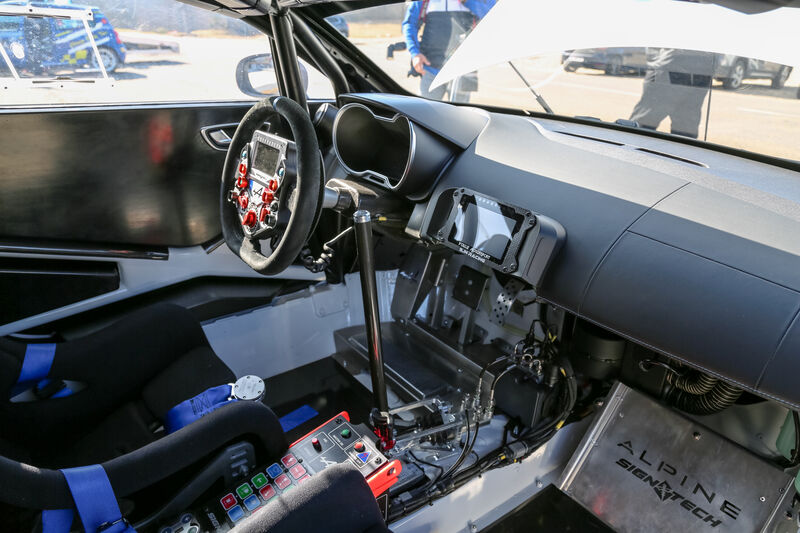 Alpine A110 Cockpit Motorsport Schweiz | Auto Sport Schweiz