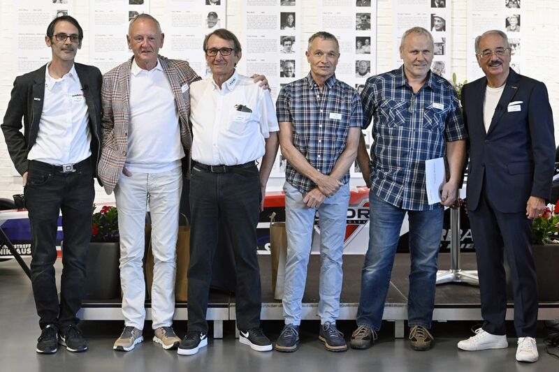 Alle Preistraeger mit Lienhard Sen und Jun sowie Gutjahr Motorsport Schweiz | Auto Sport Schweiz