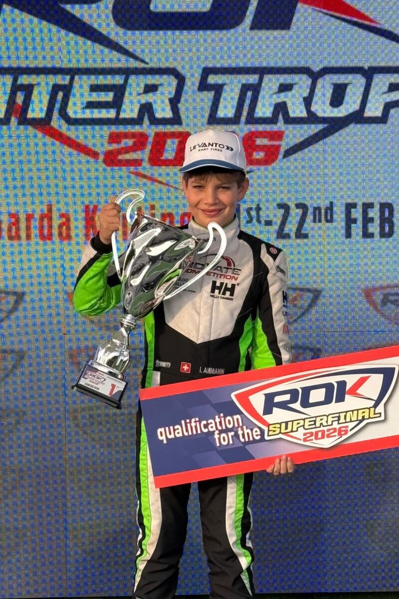Iven Ammann ROK Wintercup 2026 Motorsport Schweiz | Auto Sport Schweiz